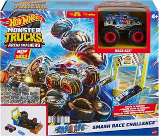 MATTEL HOT WHEELS Monster Trucks Aréna: Závodní výzva set s autem 3 druhy