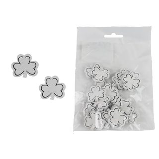 Dekorace list, 25 ks D6622 - 3 x 3 x 0,4 cm