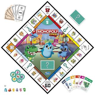 HASBRO Hra MONOPOLY Junior 2v1 CZ