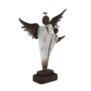 Dekorace andělé D7387/1 - 17 × 4.5 × 21.5 cm