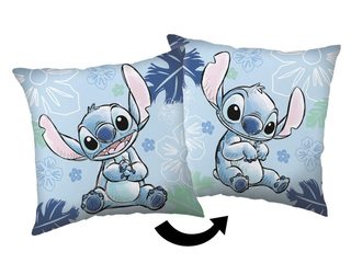 Polštářek Lilo a Stitch Blue 40x40 cm