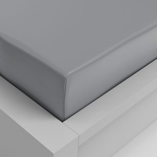 Napínací prostěradlo viskóza 100x200cm světle šedé