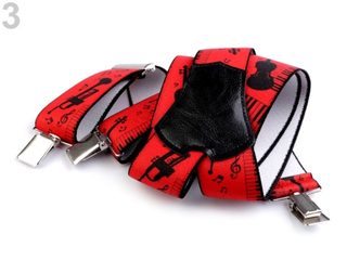 Šle pánské hudební široké 4 cm délka 120 cm