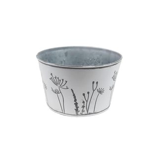 Květináč plechový K3742/1 - dia 18 x 11 cm
