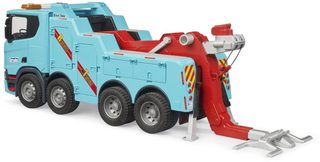 BRUDER 03553 Auto Scania Super 560R odtahovka na baterie Světlo Zvuk