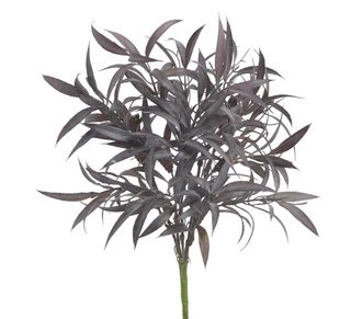 Dlouholistý ruscus trs 42 cm - šedohnědá tmavá