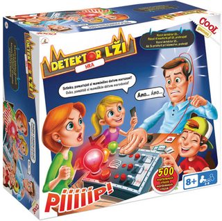 Detektor lži CZ (společenská hra, baterie, světlo)