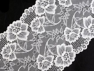 Elastická krajka / vsadka / běhoun šíře 18,5 cm METRÁŽ