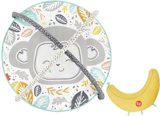 Fisher-Price hrací deka Go Bananas pro miminko (baterie, světlo, zvuk)