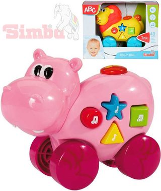 Baby zvířátko 14cm na kolečkách 40 melodií na baterie pro miminko Zvuk 2 druhy
