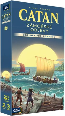 Catan Zámořské objevy (2025, pro 5–6 hráčů)