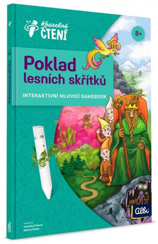 ALBI Kouzelné čtení Gamebook interaktivní Poklad lesních skřítků