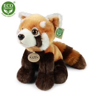 Plyšová panda červená stojící 30 cm ECO-FRIENDLY