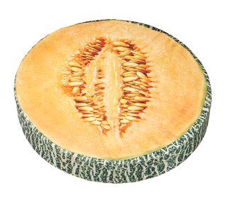 Sedák ORESTE kulatý Oranžová 38/115 průměr 38 cm