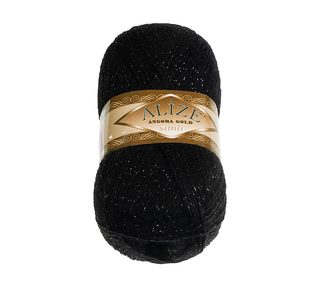 Příze ANGORA GOLD SIMLI Černá 60