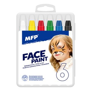Barvy na obličej MFP 6ks set