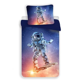 Povlečení mikrovlákno 140x200+70x90 cm - Astronaut