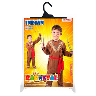 Karnevalový kostým indián, dětský, vel. M