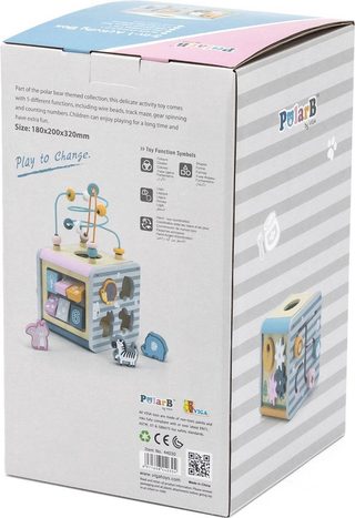 Viga PolarB box aktivit 5v1 (labyrint, dřevo)