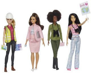Barbie set „Ekologie je budoucnost“ (4 panenky + doplňky)