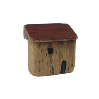 Dekorace domeček D6276 - 5,5 × 2,8 × 5,5 cm