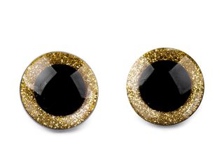 Bezpečnostní oči glitrové Ø25 mm 4ks