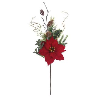 Dekorační vánoční větvička P2080 - 50 cm