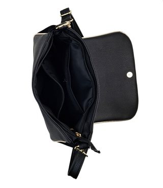GROSSO Čokoládově hnědá crossbody kabelka