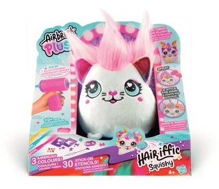 EP Line Airbrush Hair´iffic Squish Pal set plyšák k vybarvení na baterie 2 druhy