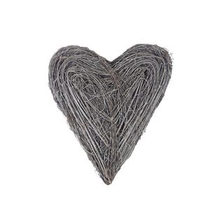 Dekorační srdce P2446/1 - 39x33x6 cm