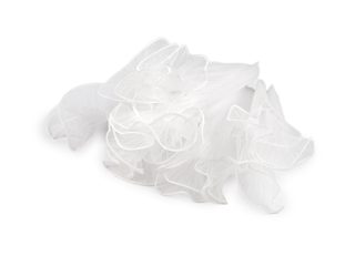 Plisovaná organzová manžeta na květiny šíře 28 cm