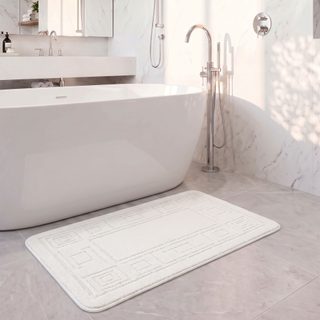Koupelnová a WC předložka ornament smetanový