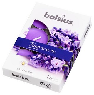 Čajové svíčky Levandule aromatické 6 kusů