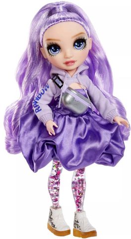Rainbow High Sparkle & Shine Viola (purple, doplňky)