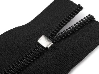 Koncovka na zip 3mm nikl 50 kusů