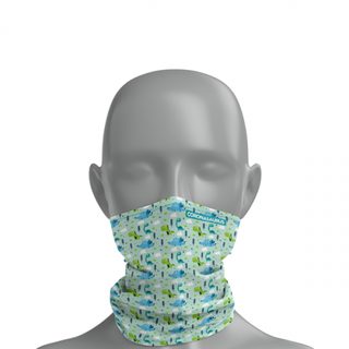 ZLEVNĚNO - Dětský antivirový nanošátek v limitované edici CORONASAURUS