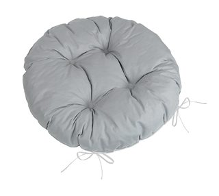 Sedák Adéla prošívaný kulatý Šedá 62/302 průměr 40 cm
