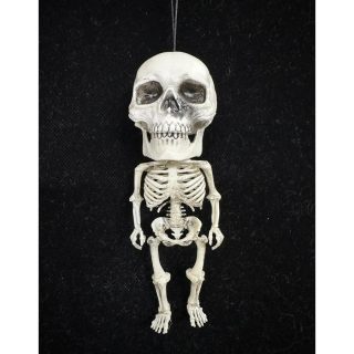 Závěsná kostra dekorace na Halloween X5886 - 4,5×5×15 cm