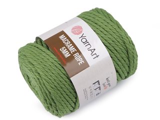Macrame Rope 5 mm Pletací příze 500 g