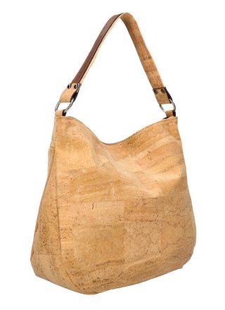 ELENCO Korková dámská kabelka 830MS camel hnědá