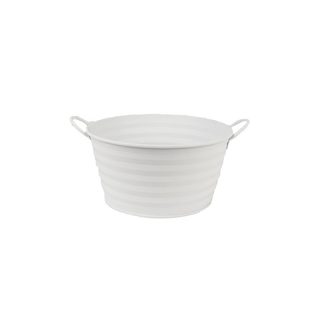 Obal kovový K2573/1 - dia 19,5 x 10/11,5 cm