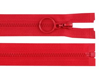 Kostěný zip 4 mm dělitelný s kroužkem délka 50 cm