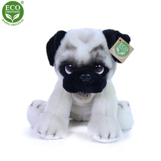 Plyšový pes mops 30 cm