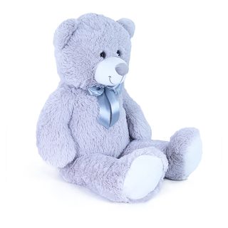 Velký plyšový medvěd Hugo 80 cm šedý