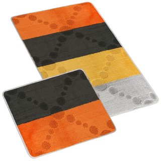 SADA BANY 60x100 + 60x50 cm - bez výkroje Šedá,Oranžová 760/010