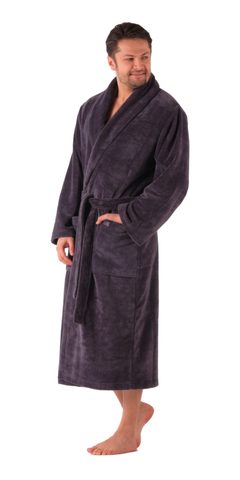 Tmavě šedý župan Tampa 21 49 9551