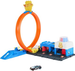 Hot Wheels City super policejní stanice (set + autíčko)