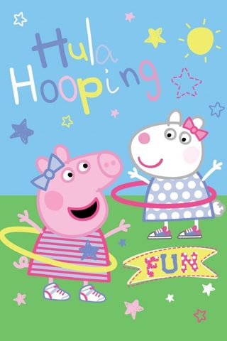 Dětská fleecová deka Peppa Pig 100x150 cm