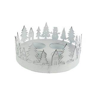 Adventní svícen na 4 svíčky K3696 - 16 cm