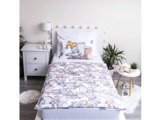 Bavlněné povlečení do postýlky Dumbo dots baby 100x135, 40x60 cm
